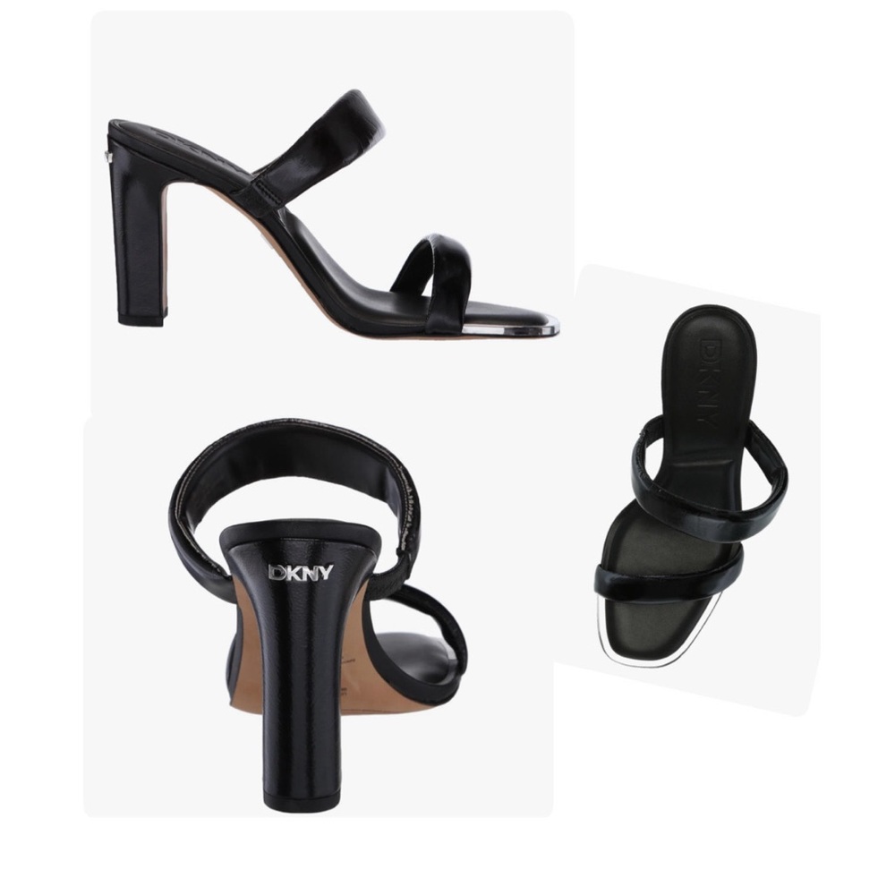 DKNY Women's Shoes DRESS SANDAL is a SELENE - DOUBLE BAND. Black NWT